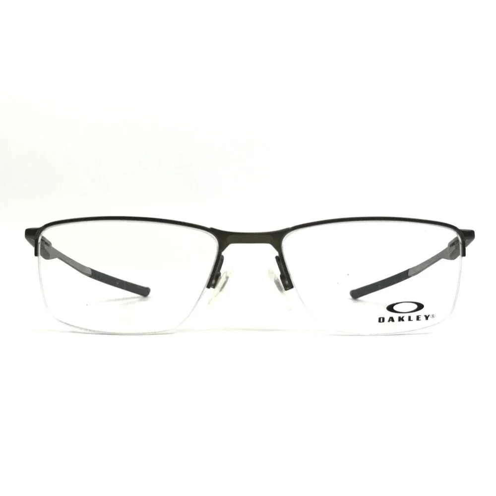 Oakley Eyeglasses Frames Socket 5.5 OX3218-0854 Satin Lead Half Rim 54-18-136
